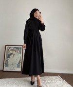Pensli Double Elbise  Siyah