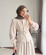 Wadding Etekli Takım Bej