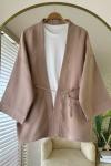 Cepli Müslin Kimono Camel