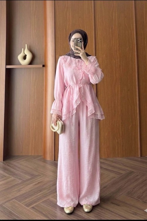 Carmen İkili Takım Pembe