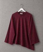  Asimetrik Süprem Penye Bluz Bordo