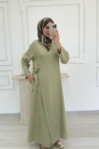 Pinterest Müslin Kap Çağla Yeşili