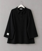 Polo Yaka Süprem Sweatshirt Siyah