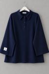 Polo Yaka Süprem Sweatshirt Lacivert