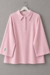 Polo Yaka Süprem Sweatshirt Pembe