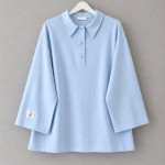 Polo Yaka Süprem Sweatshirt Mavi