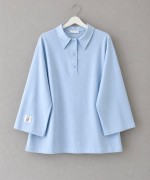 Polo Yaka Süprem Sweatshirt Mavi