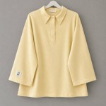 Polo Yaka Süprem Sweatshirt Sarı