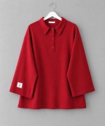 Polo Yaka Süprem Sweatshirt Kırmızı