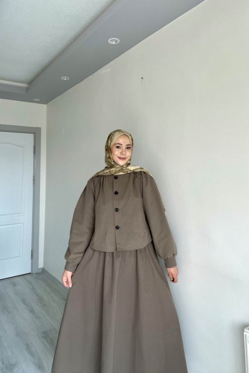 Lupin Etekli Takım Küf Yeşili