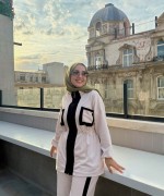 Ekru Garnili Oysho Takım Bej