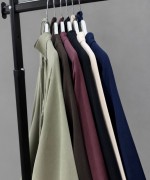 Hakim Yaka Oversize Tensel Bluz Siyah