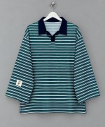 Selanik Çizgili Sweatshirt Yeşil