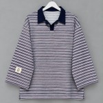 Selanik Çizgili Sweatshirt Mor