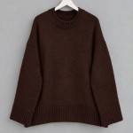 Oversize Pinterest Kazak Kahverengi