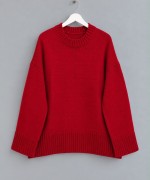 Oversize Pinterest Kazak Kırmızı