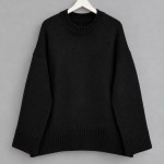 Oversize Pinterest Kazak Siyah