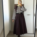 Wrap Etekli Takım Kahverengi
