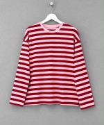 Çizgili Sweatshirt Pembe