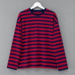 Çizgili Sweatshirt Lacivert