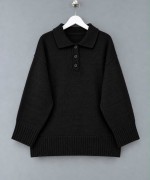 Polo Yaka Pinterest Kazak Siyah